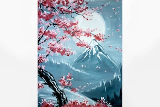 Paint Nite: Simi Cherry Blossoms